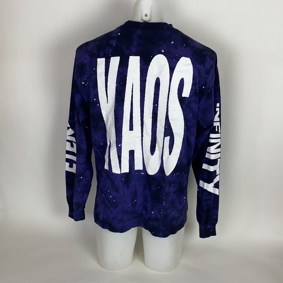 TOTAL LUXURY SPA KAOS / DIMENSION - L/S TEE - SPLATTER WOMENS Or UNISEX SIZE L - Picture 4 of 8